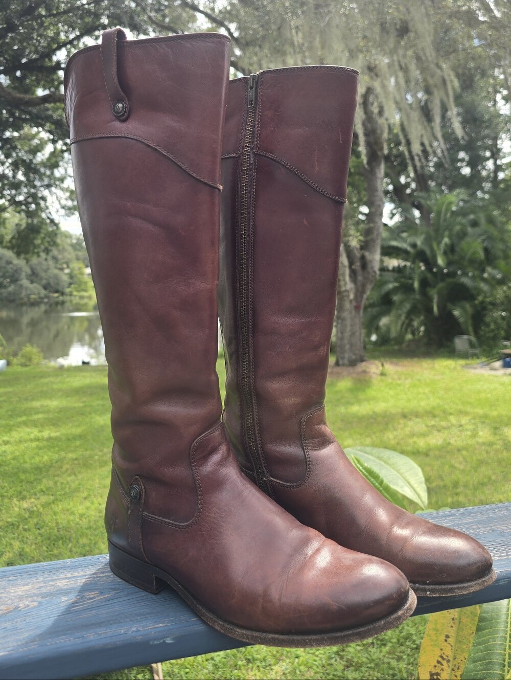 Melissa Button Tall Inside Zip Boot